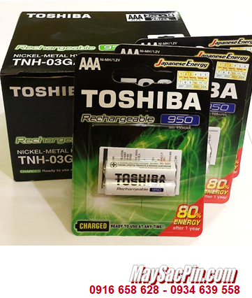 COMBO 1hộp 14vỉ (28viên) Pin sạc NiMh Toshiba TNH-03GAE BP-2C AAA 950mAh 1.2v _Giá chỉ 2.030.000đ/Hộp
